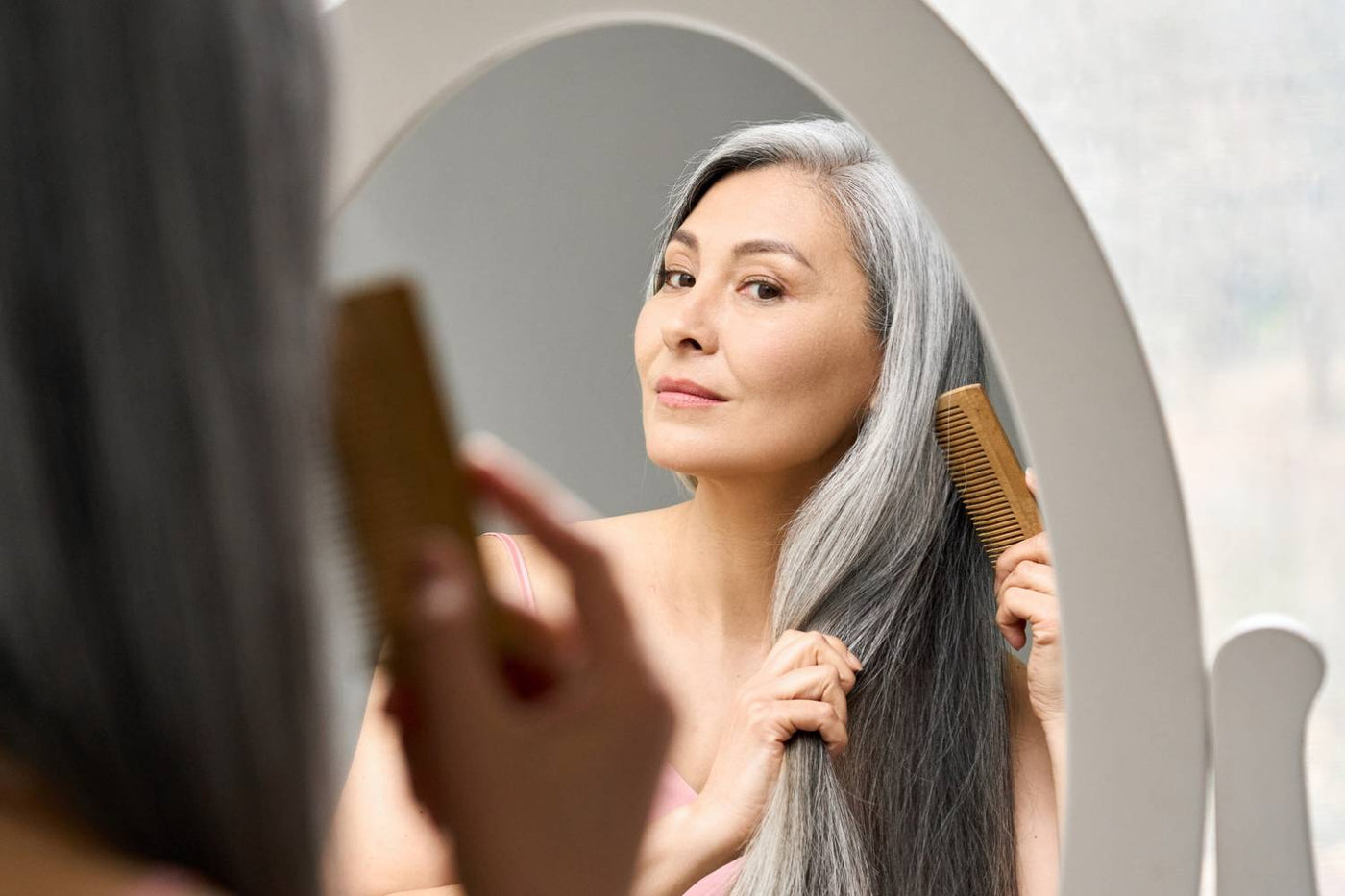 aging hair used with realistic hair-care expectations