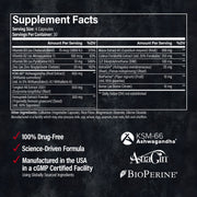Men’s+ Supplement Facts and formula certifications