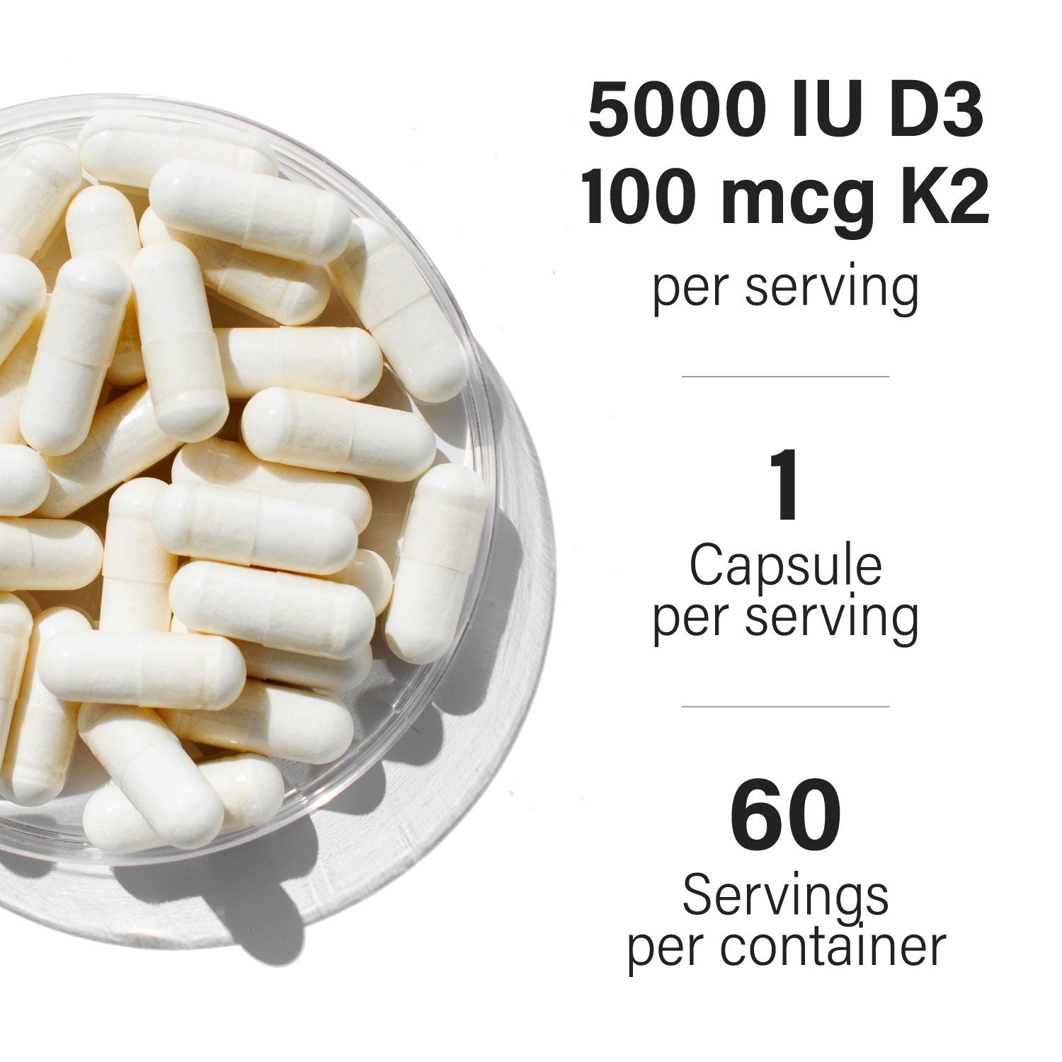 D3 + K2 with Calcium & BioPerine®